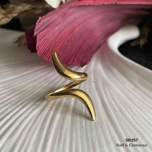 Statement Ring | SR257 | Gold