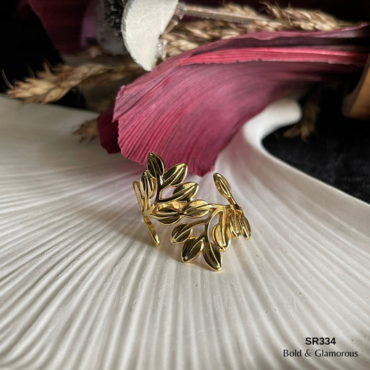 Statement Ring | SR334 | Gold