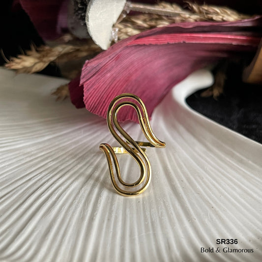 Statement Ring | SR336 | Gold