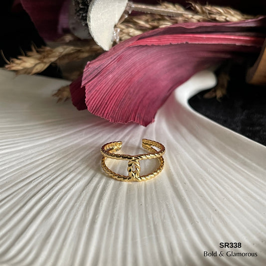 Statement Ring | SR338 | Gold