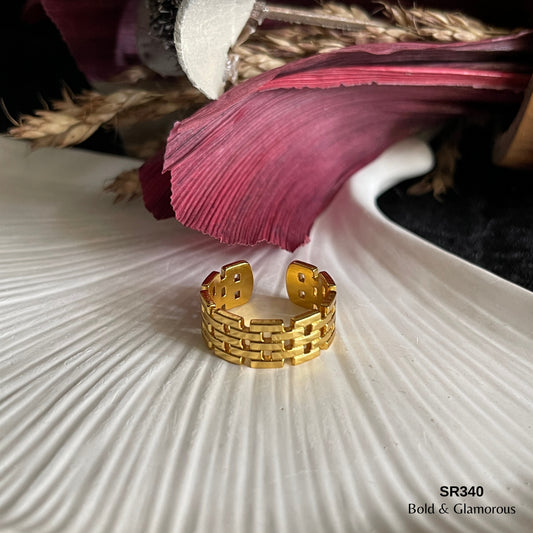 Statement Ring | SR340 | Gold