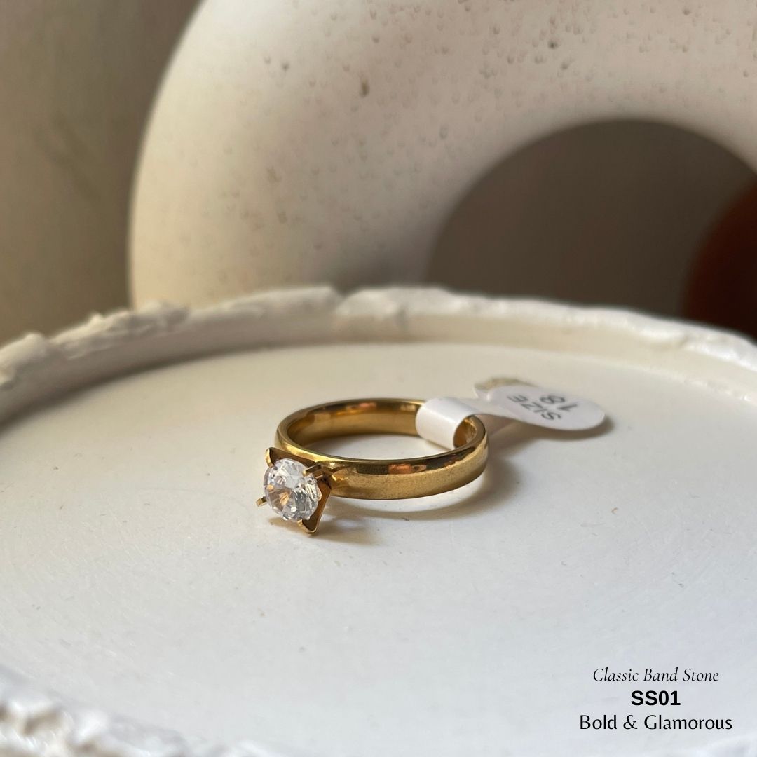 SS Finger Ring | SS01 | Stone-Simple Band