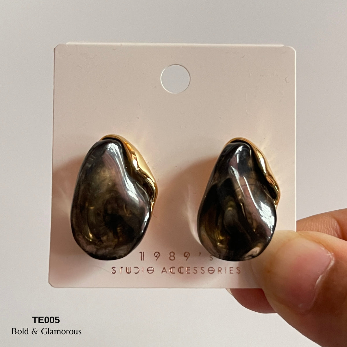 Earring TE005 Black