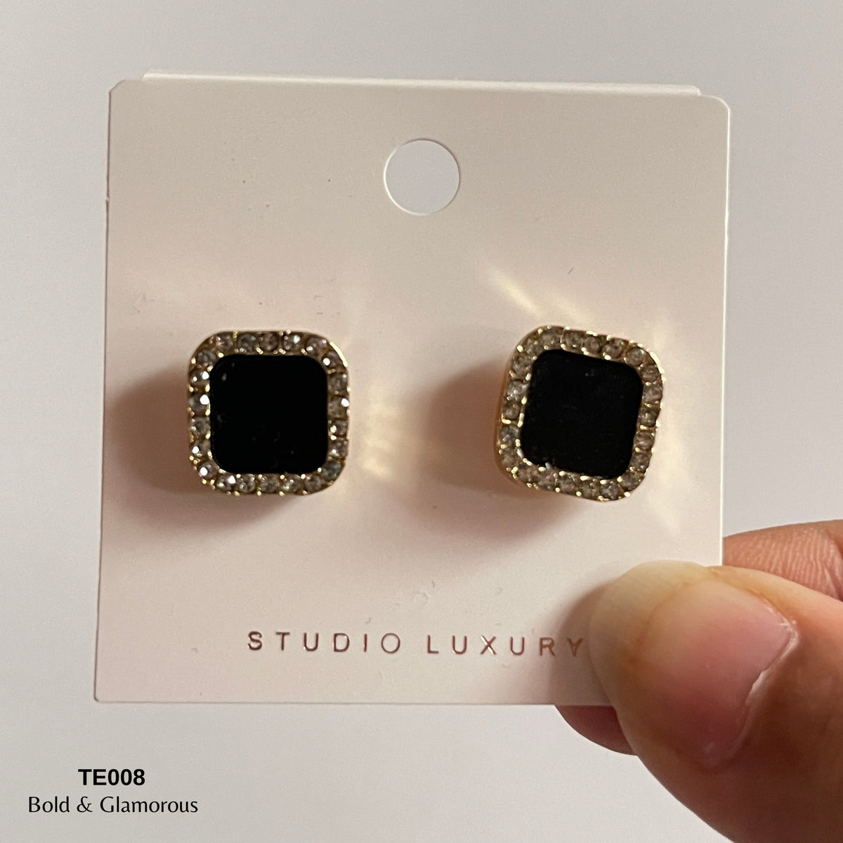 Earring TE008 Black
