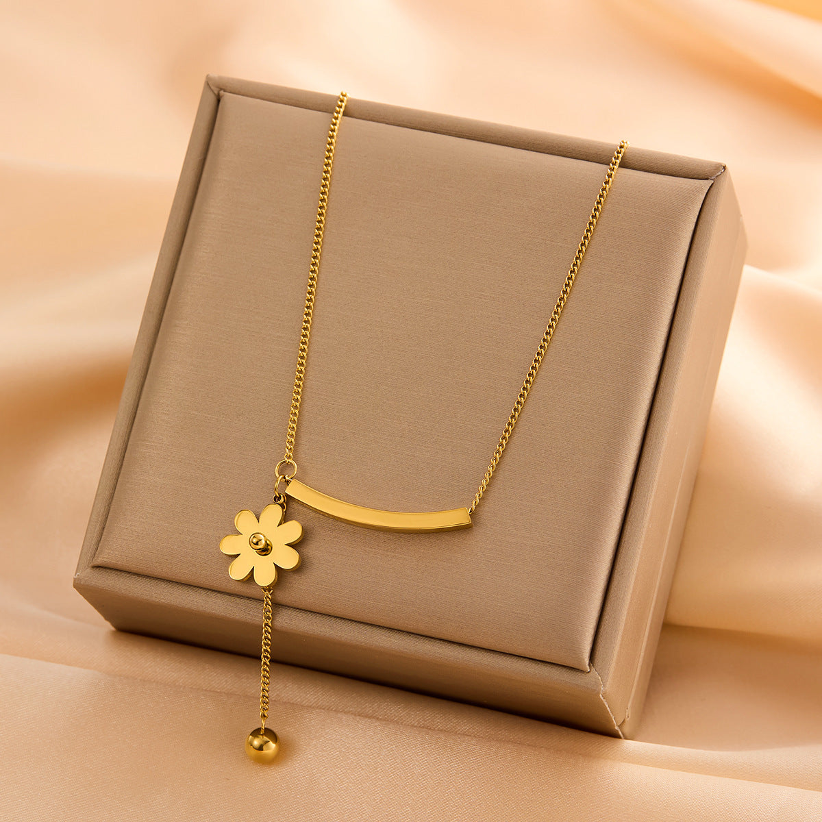 Necklace | SN64 | Tassel Daisy