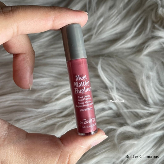 The Balm Meet Matte Hughes Liquid Lipstick | Confident | Mini