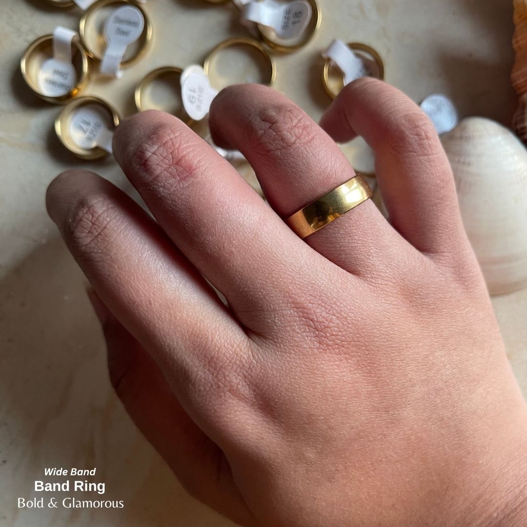 SS Finger Ring | SS01 | Wide Band