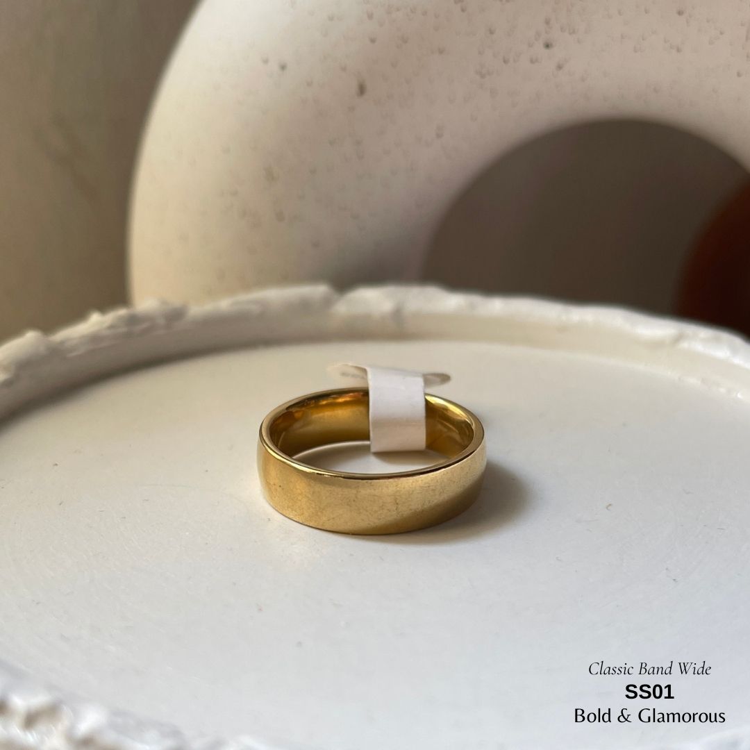 SS Finger Ring | SS01 | Wide Band