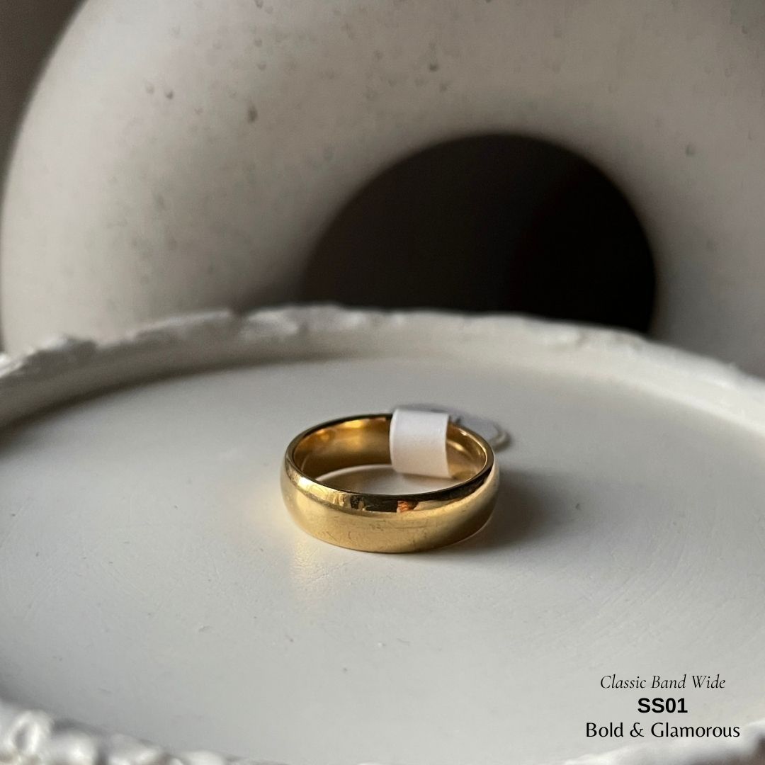 SS Finger Ring | SS01 | Wide Band
