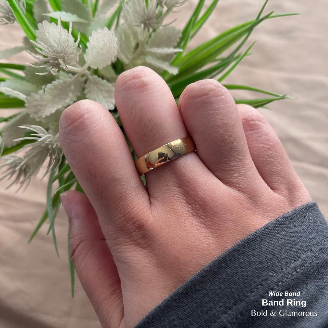 SS Finger Ring | SS01 | Wide Band