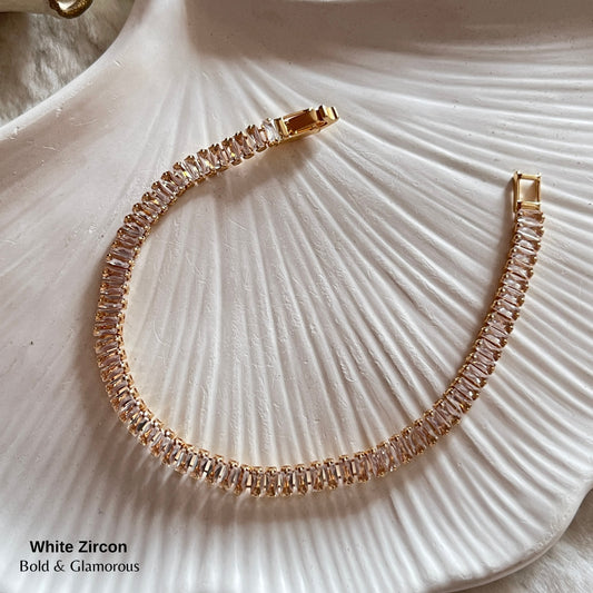 Zircon Bracelet | White