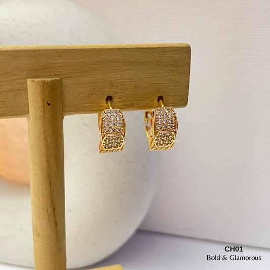 Zircon Hoop Earring | CH01