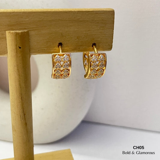 Zircon Hoop Earring | CH05