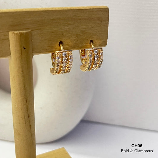 Zircon Hoop Earring | CH06