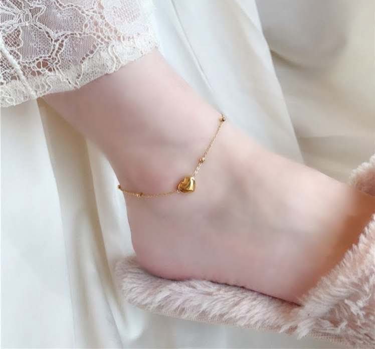 Chain Anklet | CA08 | Heart n Balls