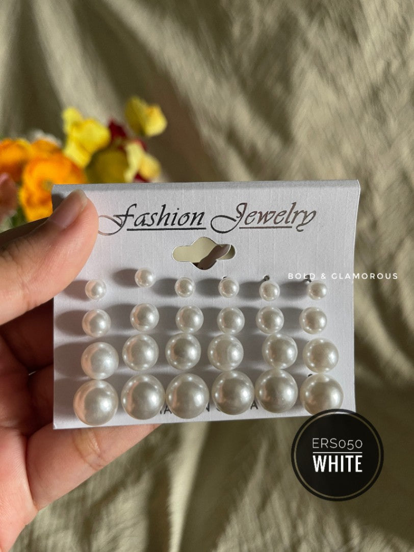 Earring Set | ERS050 | White
