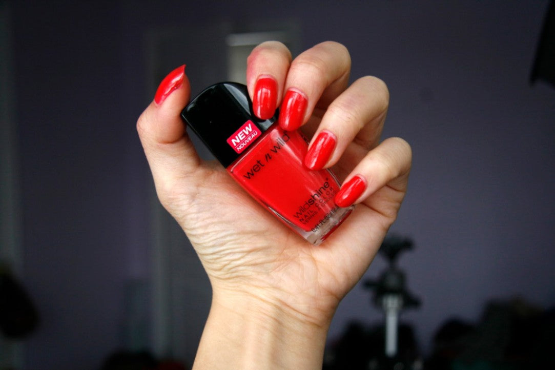 Wet n Wild Wild Shine Nail Color | Red Red