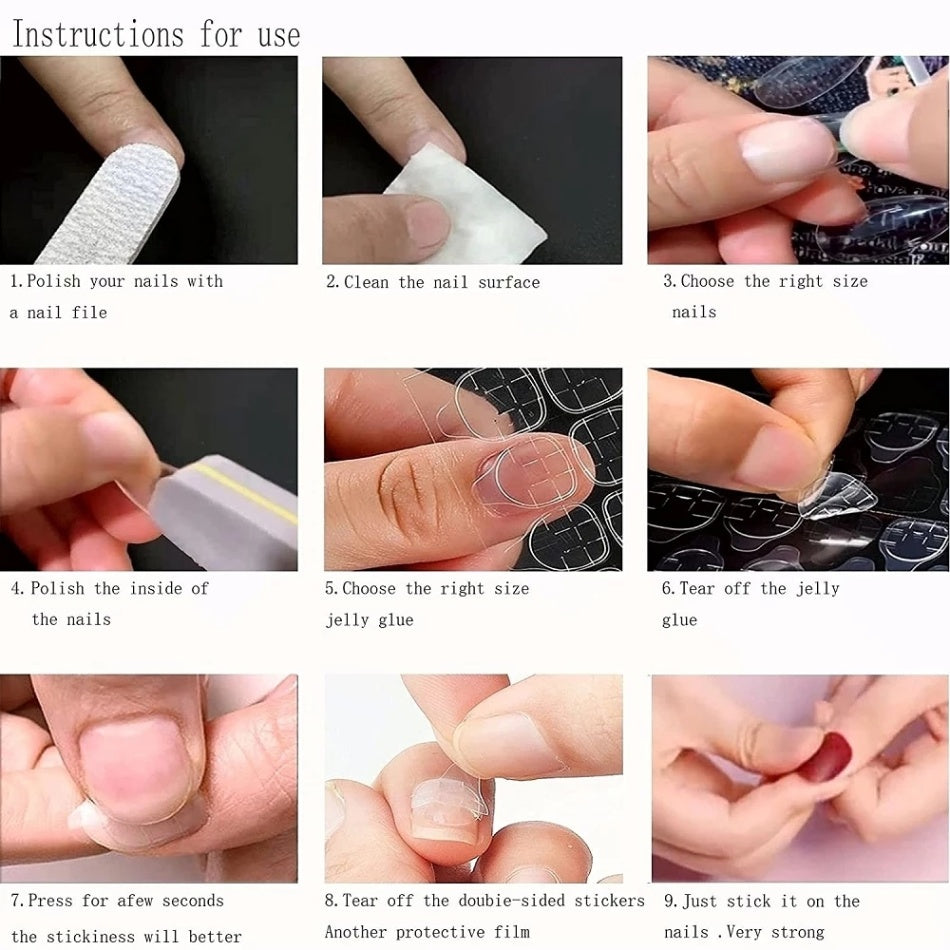 24PC Nail Sticker Sheet