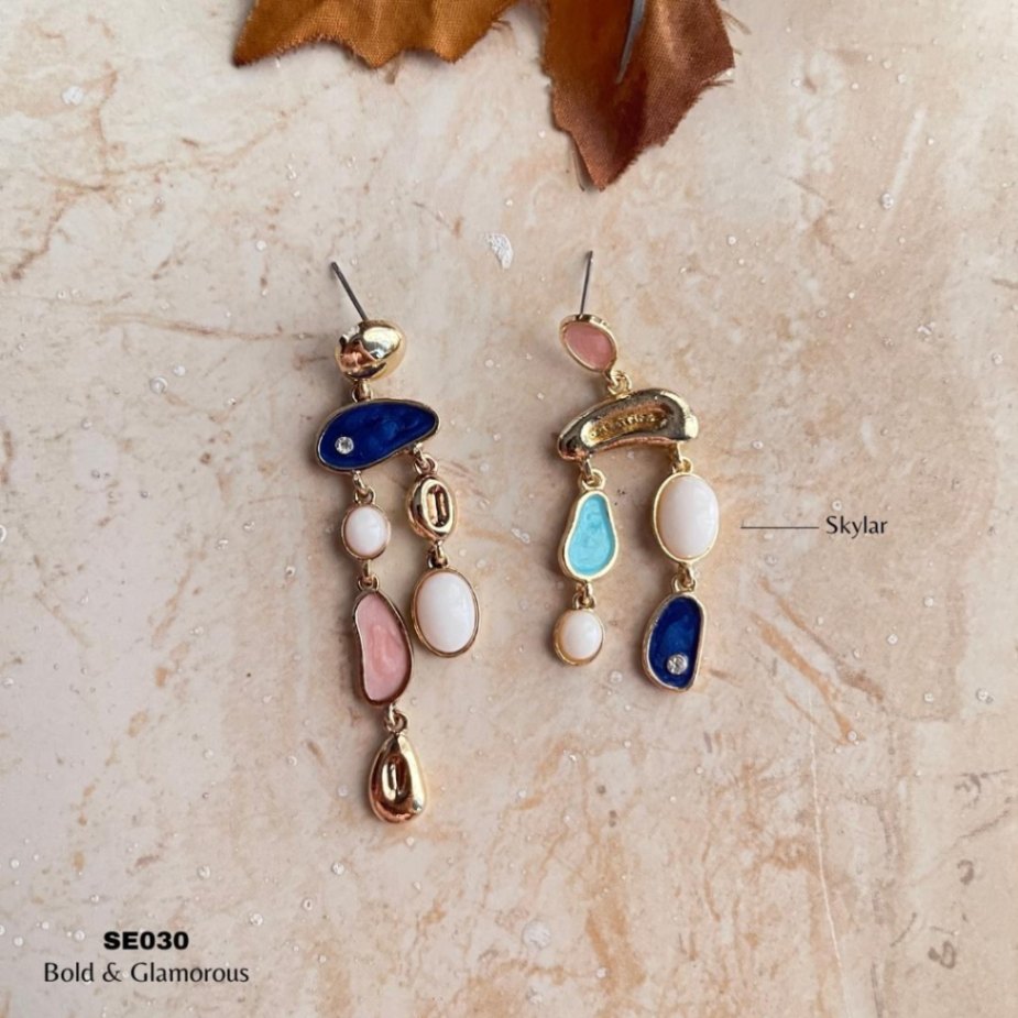 Irregular Asymmetric Earring | SE030 | Skylar