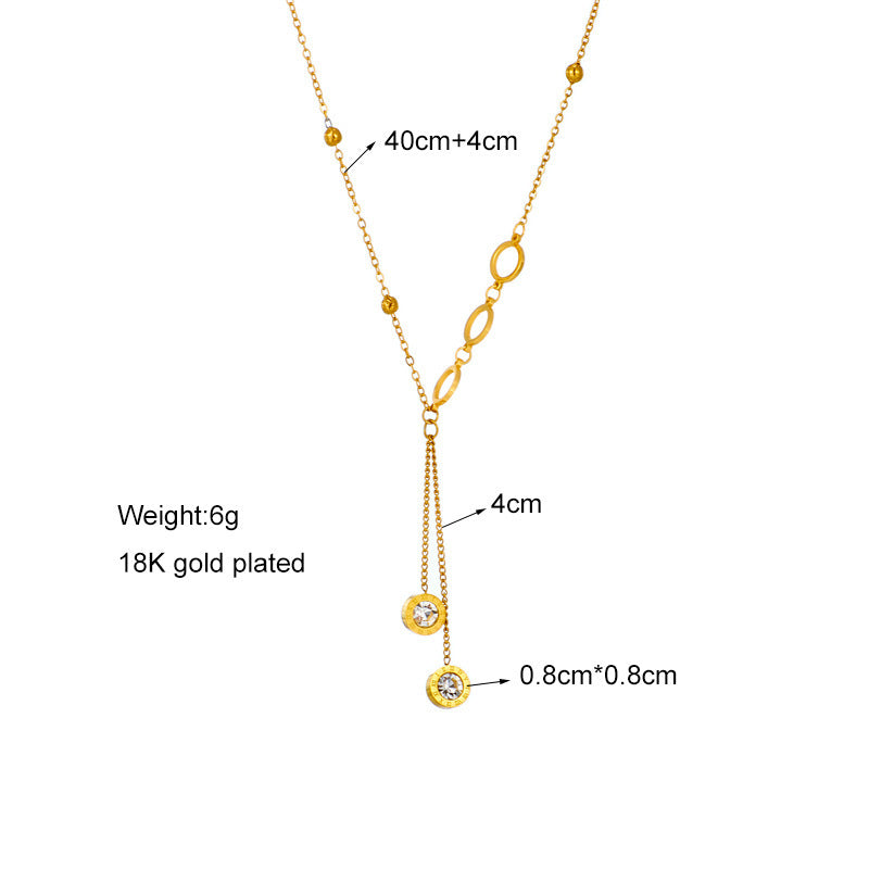 Necklace | SN123 | Roman Ring Tassel