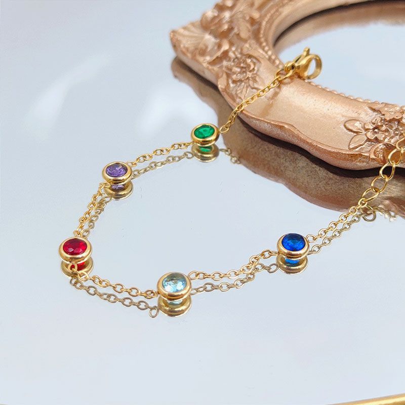 Necklace | SN118 | Colorful Stone