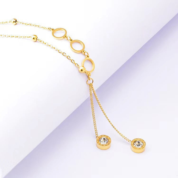 Necklace | SN123 | Roman Ring Tassel
