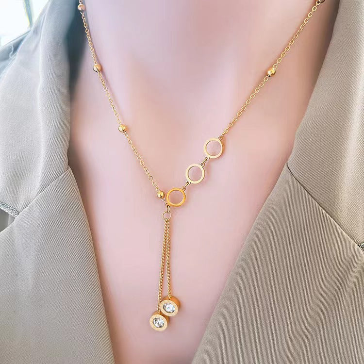 Necklace | SN123 | Roman Ring Tassel