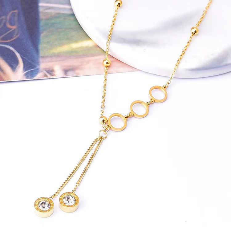Necklace | SN123 | Roman Ring Tassel