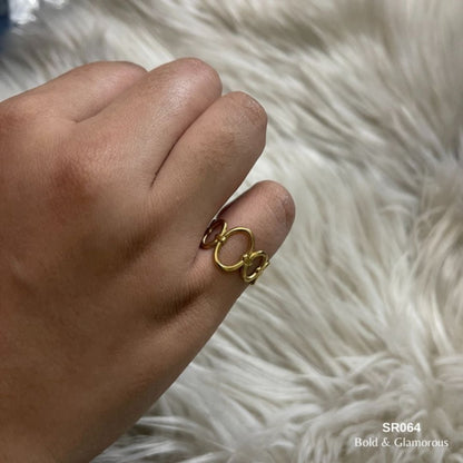 Statement Ring | SR064 | Gold