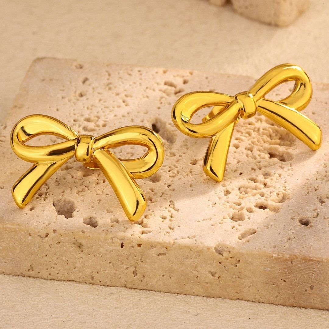 Statement Earring | STE014 | Solid Bow Earring