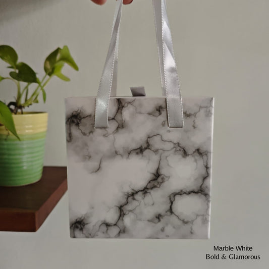 Premium Jewelry Box | Marble White