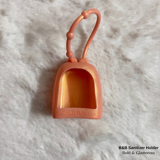 Bath and Body Works Hand Sanitizer Holder Peach