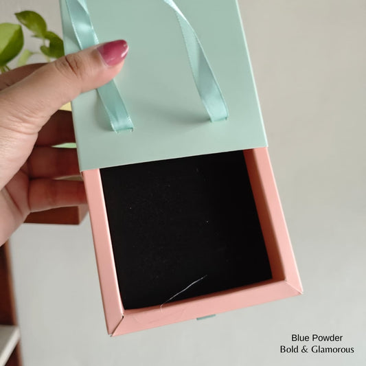 Premium Jewelry Box | Blue Powder