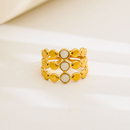 Statement Ring | SR295 | Gold
