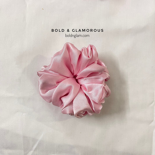Japanese Silk Scrunchies #16 Blush Pink
