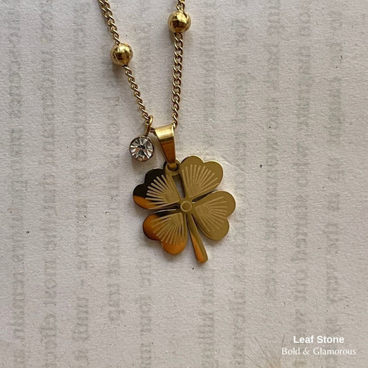 Necklace | SN110 | Leaf Stone