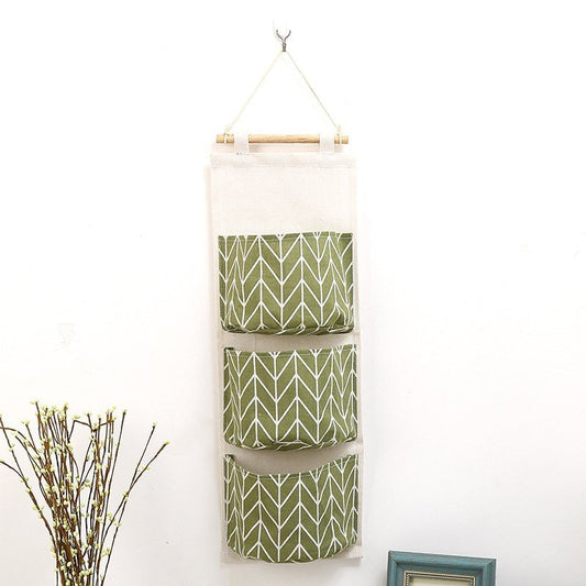 Hanging Storage Pockets Green