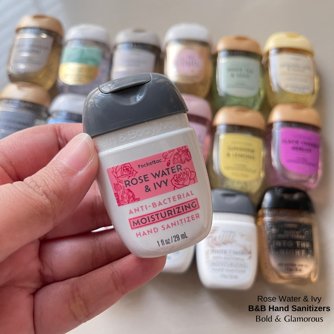Bath and Body Works Hand Sanitizers | Rose Water & Ivy