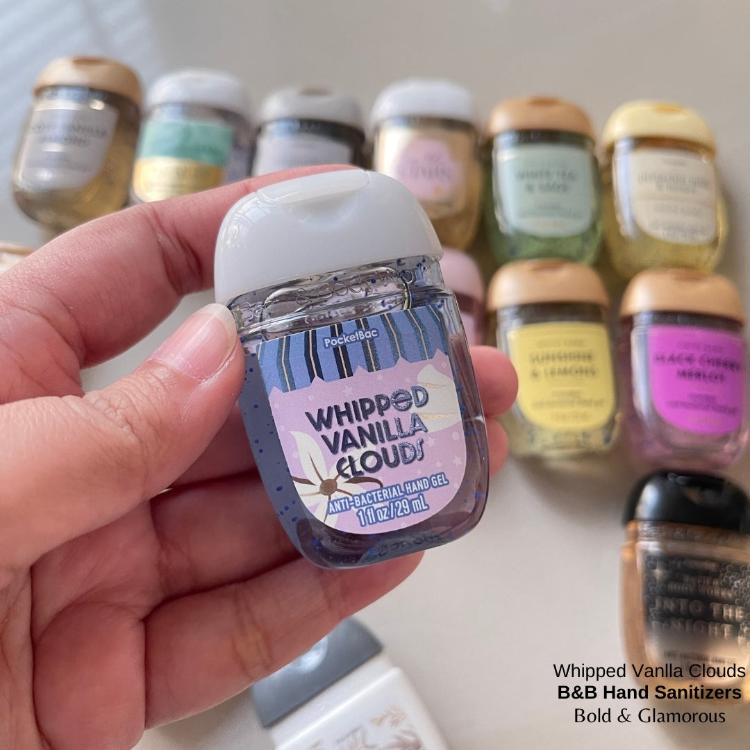 Bath and Body Works Hand Sanitizers | Whipped Vanilla Clouds