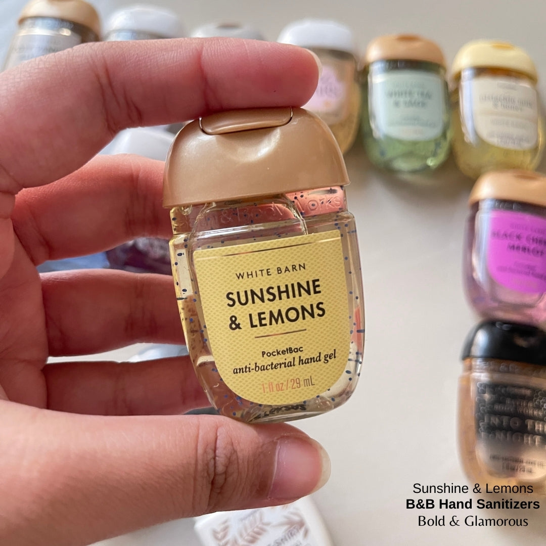 Bath and Body Works Hand Sanitizers | Sunshine & Lemons (NEW)