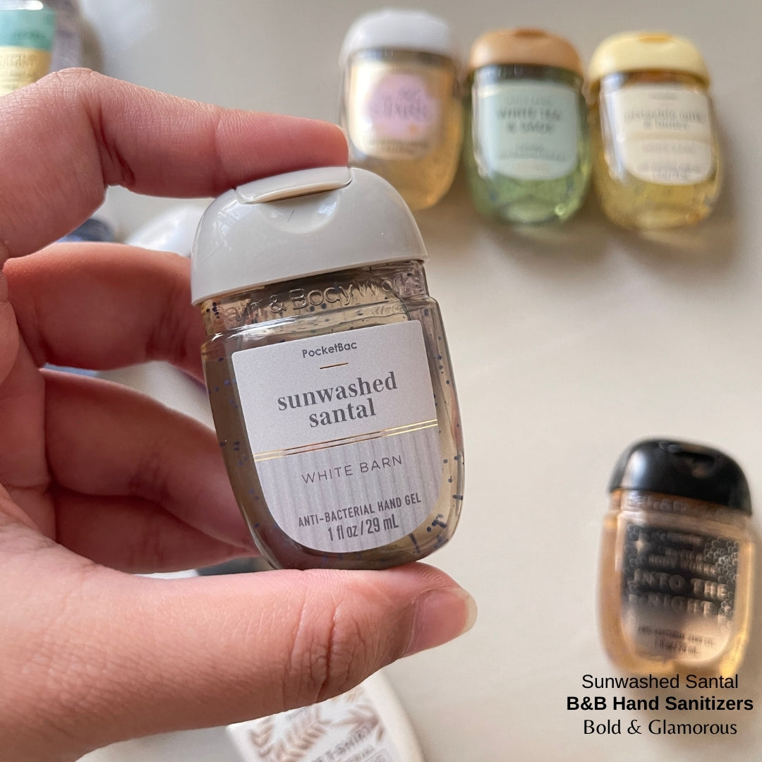 Bath and Body Works Hand Sanitizers | Sunwashed Santal