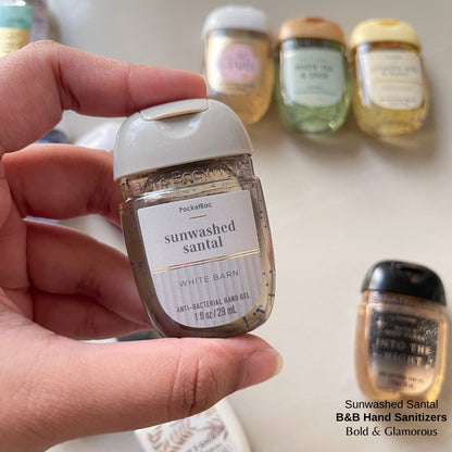 Bath and Body Works Hand Sanitizers | Sunwashed Santal