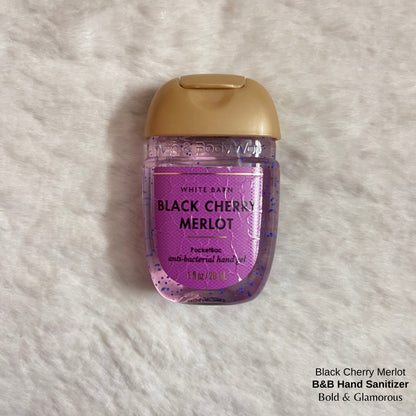 Bath and Body Works Hand Sanitizers | Black Cherry Merlot