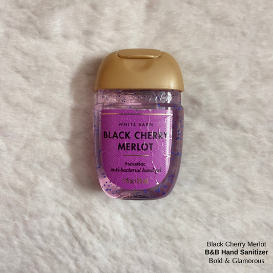 Bath and Body Works Hand Sanitizers | Black Cherry Merlot