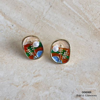 Oil Drop Earring | ODE005