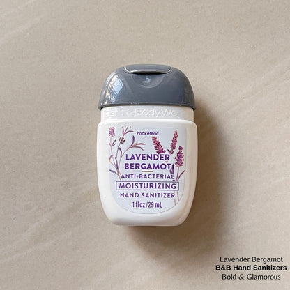 Bath and Body Works Hand Sanitizers | Lavender Bergamot