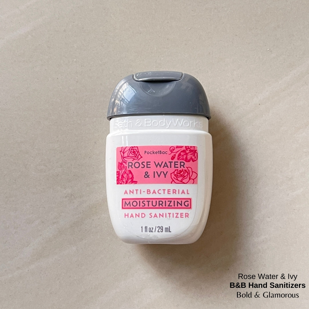 Bath and Body Works Hand Sanitizers | Rose Water & Ivy