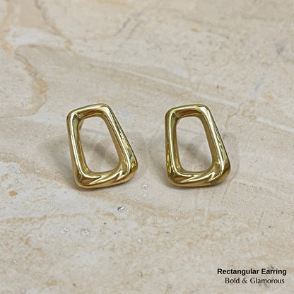 Statement Earring | STE019 | Rectangular Earring