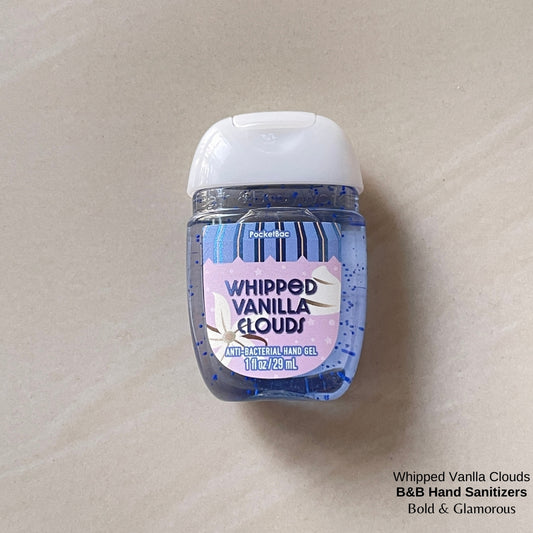 Bath and Body Works Hand Sanitizers | Whipped Vanilla Clouds