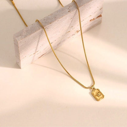 Necklace | SN205 | Framed Butterfly